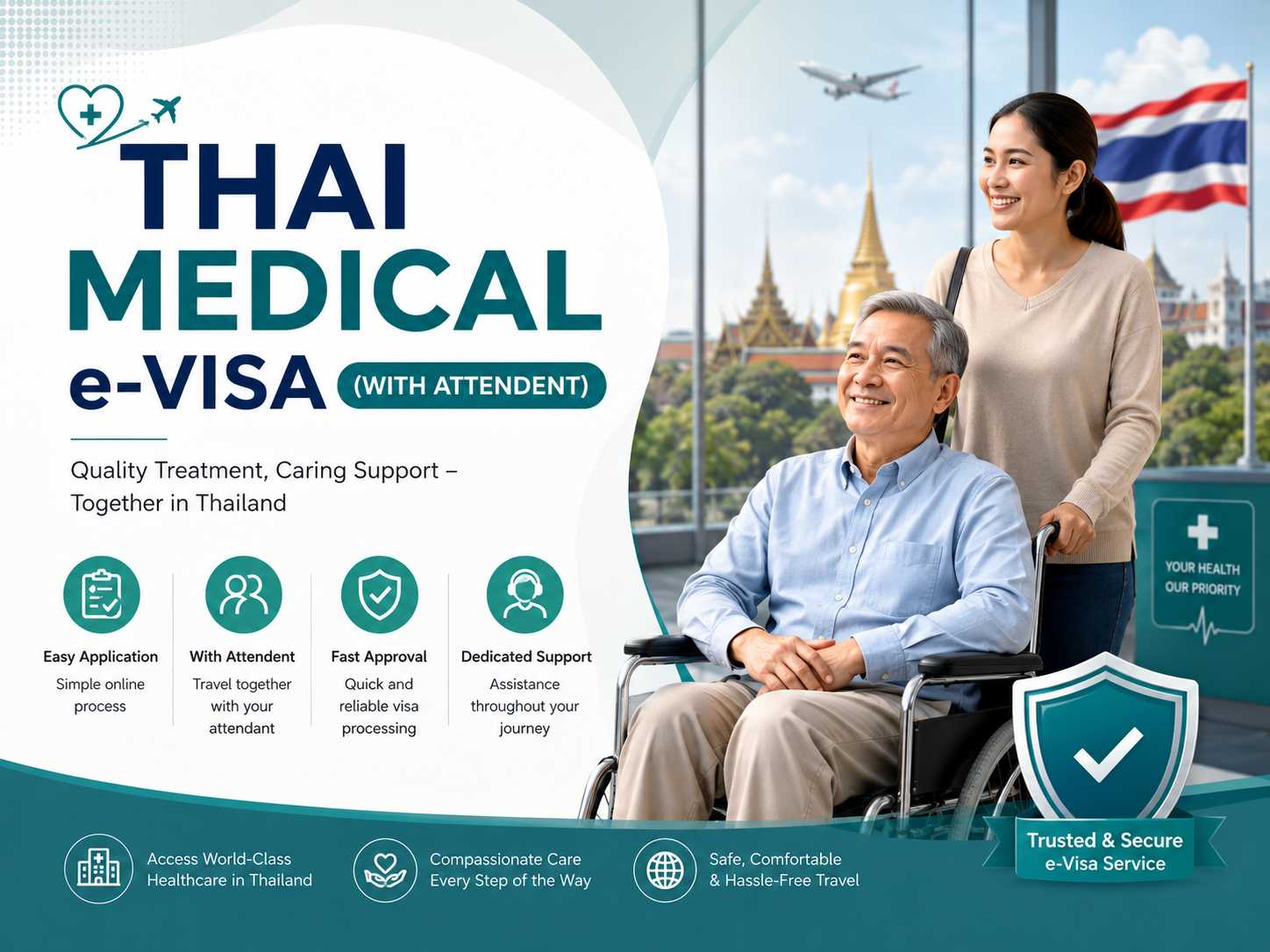 Thailand Medical e-Visa (With Atendent)